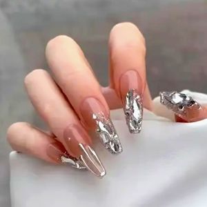 Unique Luxurious Premium Exquisitely Embellished Press-On Nails